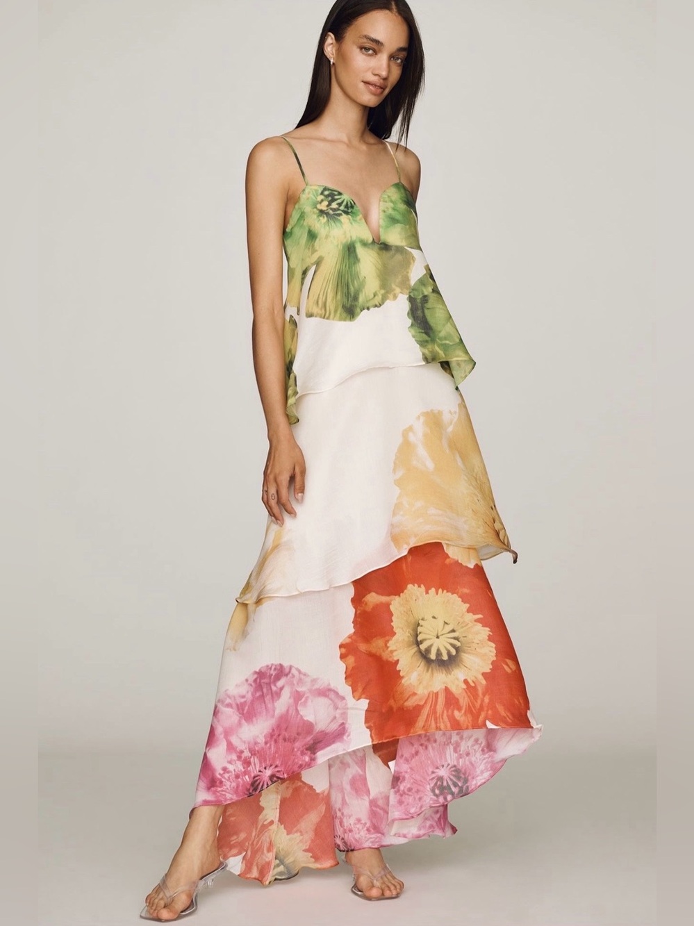 Elliatt Lilia Tiered Maxi Dress - Sz M
